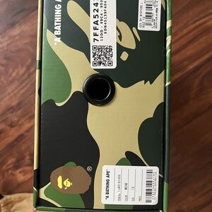 Bape White Mesh Sneakers